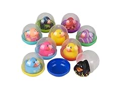 1.5" Rubber Duckling Assortment in 2" Capsule 250ct