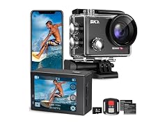 Hiicam 4K Action Camera WiFi 64GB EIS
