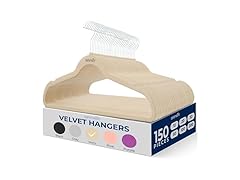 SereneLife 150 Pack Velvet Hangers