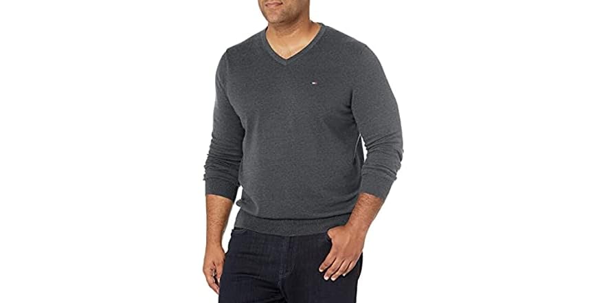 Tommy Hilfiger White Cotton Men's Sweater main image 1
