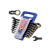 WORKPRO 8pc Flex Ratchet Wrench Metric 8mm-17mm Deals