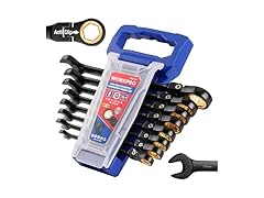 WORKPRO 8pc Flex Ratchet Wrench Metric 8mm-17mm