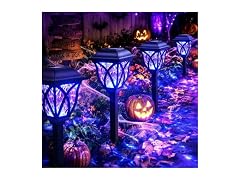 GIGALUMI Solar Halloween Lights 6 Pack