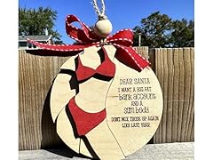 OENIZI Wooden Christmas Ornament