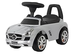 Silver Mercedes SLS Push Car