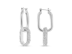 Amazon Essentials Sterling Silver Polished Hoop