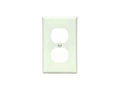 Receptacle Wall Cover Plate 1-Gang Duplex Nylon