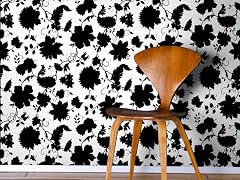Floral Toile White Tiles