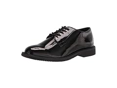 Bates mens Sentry High Gloss Leather Oxford,Black,7 M US