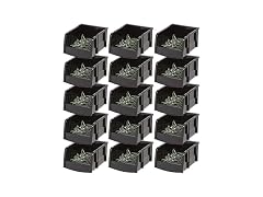 IRIS USA 15-Pack, Extra Small Stackable Storage Bins