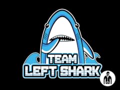 Team Left Shark Jersey Zip Hoodie