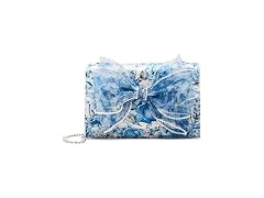 Betsey Johnson Pearl Trimmed Bow Bag