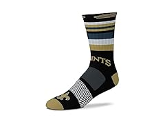SAINTS Black Rave Crew Sock (L)