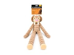 Smithsonian Long Animals Dog Toy, Stuffing-Free Tiger