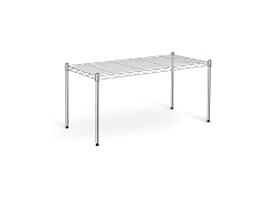 Simple Deluxe 1-Tier Shelving Units Chrome