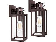 TOBUSA 2Pk 13.25" Motion Sensor Outdoor Lights