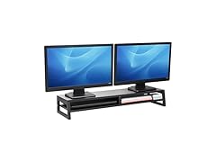 Mind Reader 2-Tier MDF Double Monitor Stand