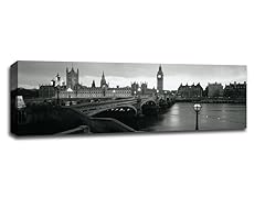 Westminster Bridge at Night BW