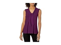 Star Vixen Tieneck Top (L) Plum