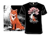 Red Fox Under the Tree