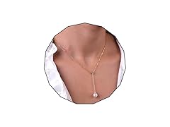 Olbye Pearl Pendant Drop Necklace Choker