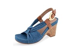 Women's Aerosoles Blue Denim Heel (9)