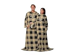 SAINTS Buffalo Plaid Throw (48x71)