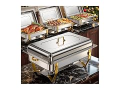 WARMOUNTS Gold Chafing Dishes 9QT 4 PK