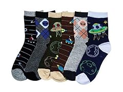6-Pack Boys UFO Socks (0M - 8 Years)