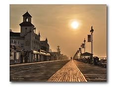 Morning Ride on the Boardwalk