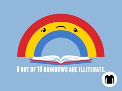 Illiterate Rainbow LS Tee