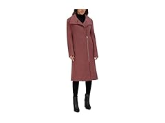 ANDREW MARC Womens (XS) Wool Coat Rose Taupe