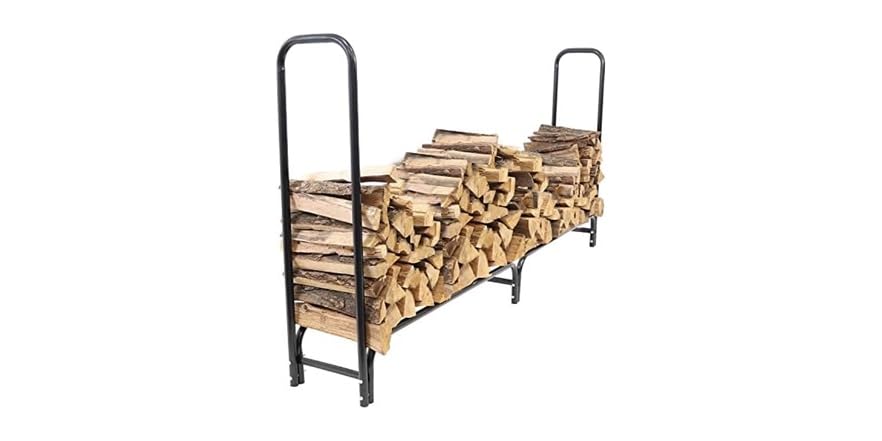 Sunnydaze 8' Firewood Log Rack