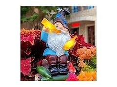 DKJOCKY Gnome Garden Decor Statue with Solar Light