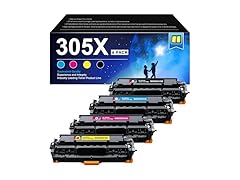 305X Toner Cartridges 4 Pack