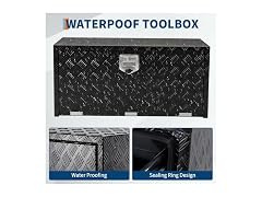 MOVECOM Heavy Duty Aluminum Underbody Tool Box Black