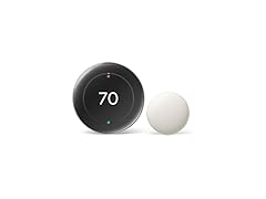 Google Nest 4th Gen Thermostat + 2nd Gen Sensor - Siver