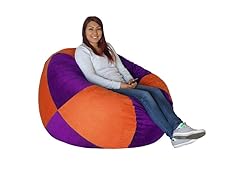Orange and Purple 50" Bean Bag