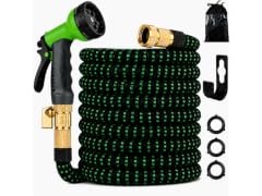 100ft Expandable Garden Hose w/ Nozzle
