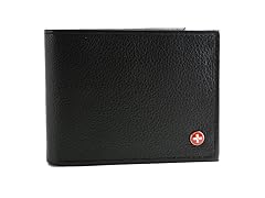 Alpine Swiss RFID Blocking Wallet R-BC545-BLK