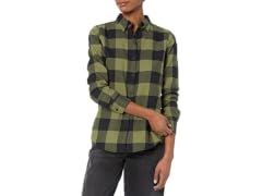 Amazon Essentials Women (XXL) Shirt Black Olive Bu