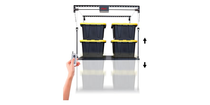 Origami Ceiling Storage Racks Motorized, 52