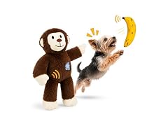 Lewind Dog Squeak Toys Monkey Banana