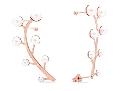 18k Rose Gold Plated Ear Climber