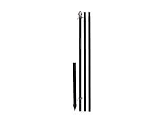 Flags Importer 10ft Aluminum (Black) Outdoor Pole
