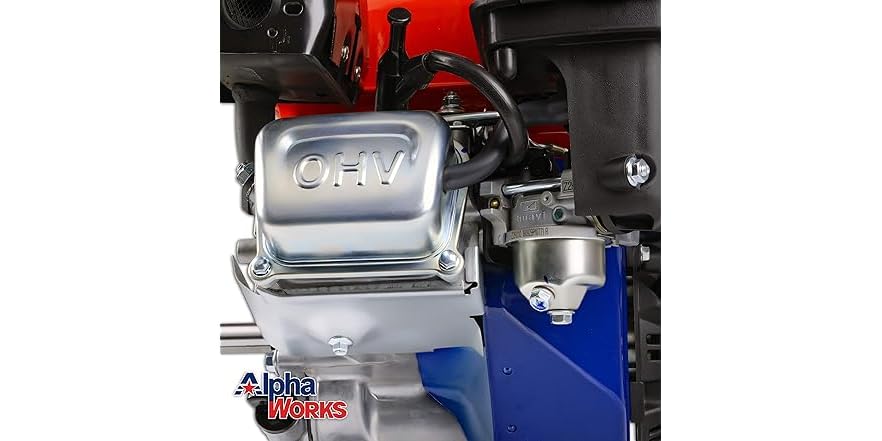 AlphaWorks Gas Engine 7HP Motor Horizontal 4 Stroke