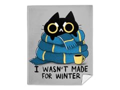 I Wasn't Made for Winter Mink Fleece Blanket