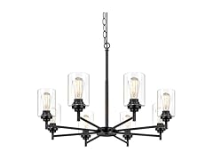 Sucolite 33.5'' 8-Light Chandelier -Choose Color