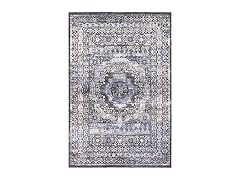 L'Baiet Lina Blue Oriental 2x6 Runner Rug