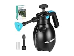 HAUSHOF Hand Pump Sprayer 1/2 Gallon Blue Green